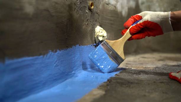 SJ Waterproofing Pros commercial waterproofing team near Mecca, IN